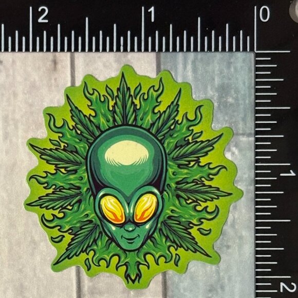 🌀10/$10🌀 Psychedelic 420 Reusable Waterproof Vinyl Sticker Decal - Picture 1 of 1